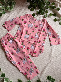 Pichwai Cord Set — Pastel Pink 3